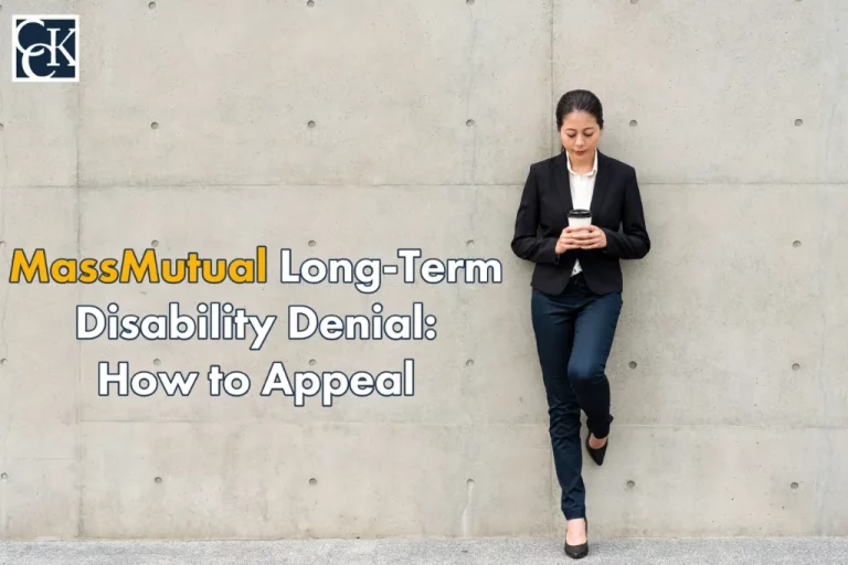 MassMutual Long Term Disability Denial How to Appeal